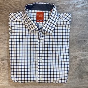 Penguin Slim Fit Dress Shirt 16 x 34-35 White EUC